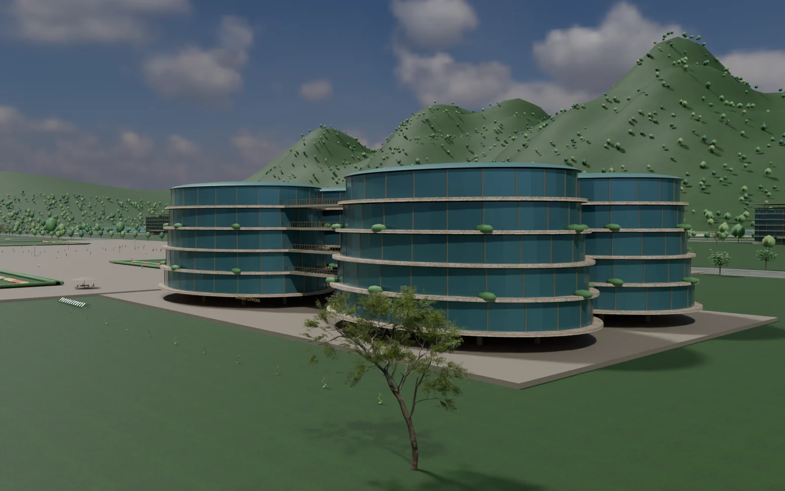 Learning beyond the classroom — actual NeoBharat Blender model, exterior design study